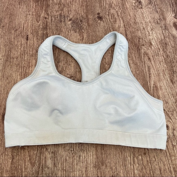 Gapfit White Razorback Sports Bra with Clasp - Picture 1 of 6